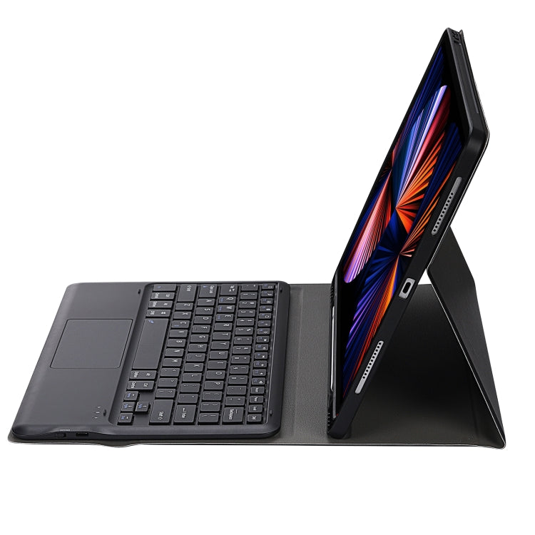 A12B-A Ultra-thin ABS Detachable Bluetooth Keyboard Tablet Case with Touchpad & Pen Slot & Holder for iPad Pro 12.9 2021 / 2020 / 2018