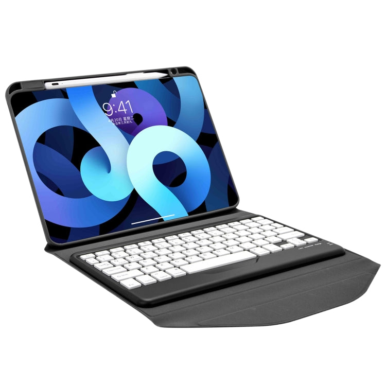 Z098B Pen Slot Bluetooth Keyboard Leather Tablet Case For iPad Air 2022/2020