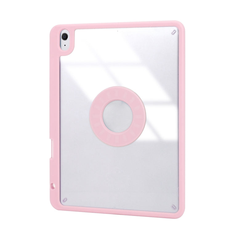 Z098B Pen Slot Bluetooth Keyboard Leather Tablet Case For iPad Air 2022/2020