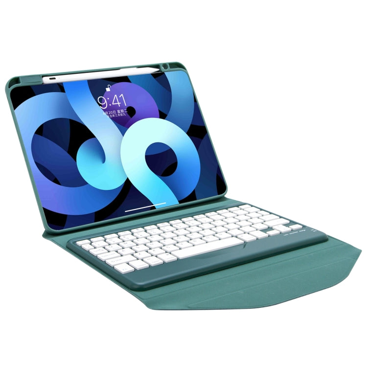 Z098B Pen Slot Bluetooth Keyboard Leather Tablet Case For iPad Air 2022/2020