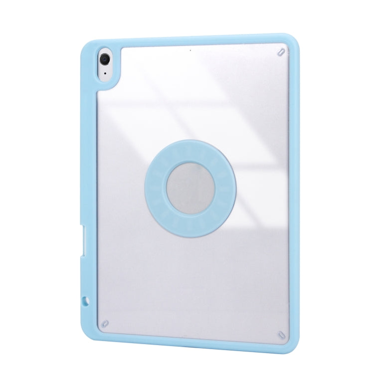 Z098B Pen Slot Bluetooth Keyboard Leather Tablet Case For iPad Air 2022/2020