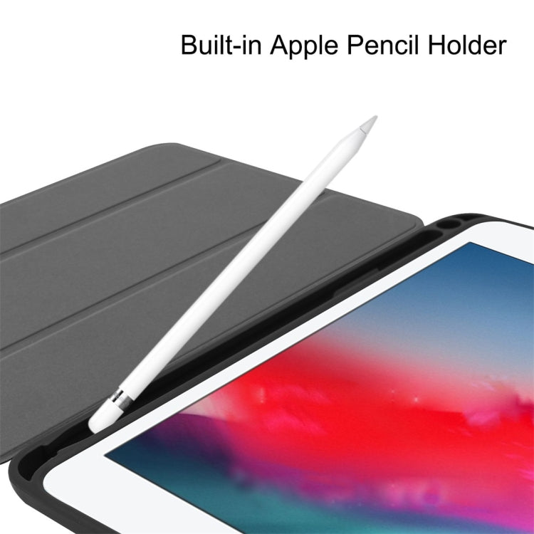 Ultrathin Shockproof Smart Horizontal Flip Leather Case for iPad Mini (2019) / iPad Mini 4, with Sleep / Wake-up Function & Three-folding Holder & Pen Slot