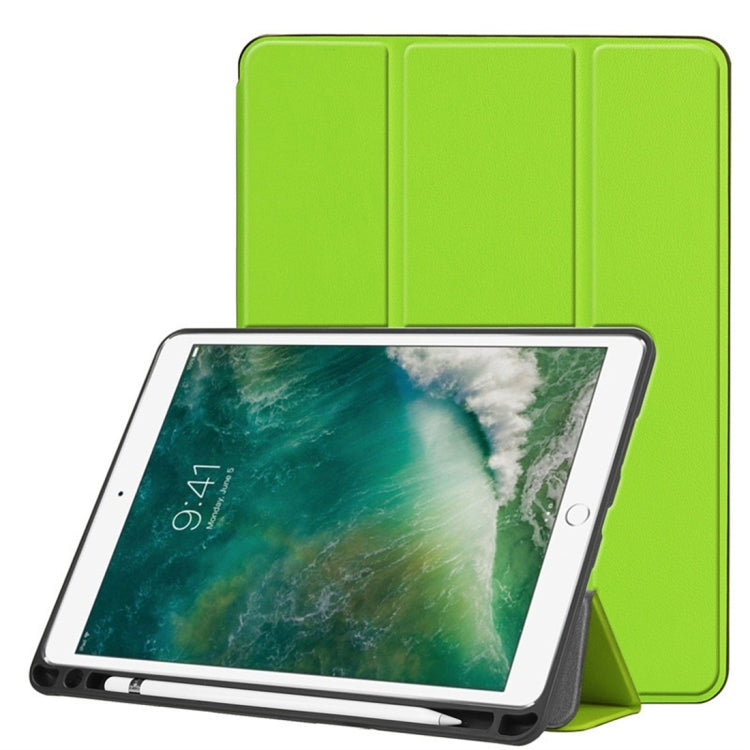Custer Texture Horizontal Flip Leather Case for iPad Pro 10.5 Inch / iPad Air (2019), with Three-folding Holder & Pen Slot