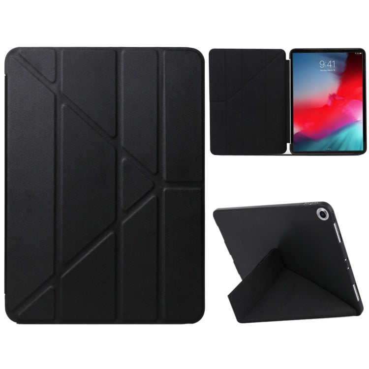 Millet Texture PU+ Silica Gel Full Coverage Leather Case for iPad Air (2019) / iPad Pro 10.5 inch, with Multi-folding Holder