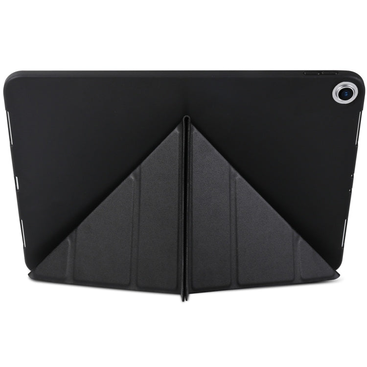 Millet Texture PU+ Silica Gel Full Coverage Leather Case for iPad Air (2019) / iPad Pro 10.5 inch, with Multi-folding Holder