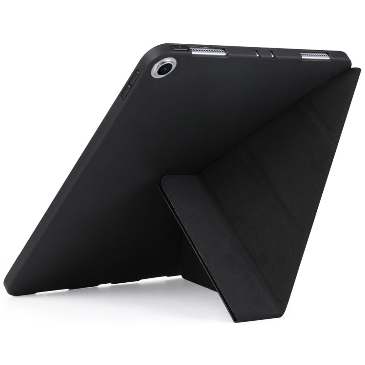 Millet Texture PU+ Silica Gel Full Coverage Leather Case for iPad Air (2019) / iPad Pro 10.5 inch, with Multi-folding Holder