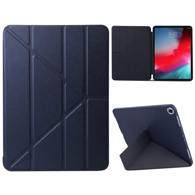 Millet Texture PU+ Silica Gel Full Coverage Leather Case for iPad Air (2019) / iPad Pro 10.5 inch, with Multi-folding Holder