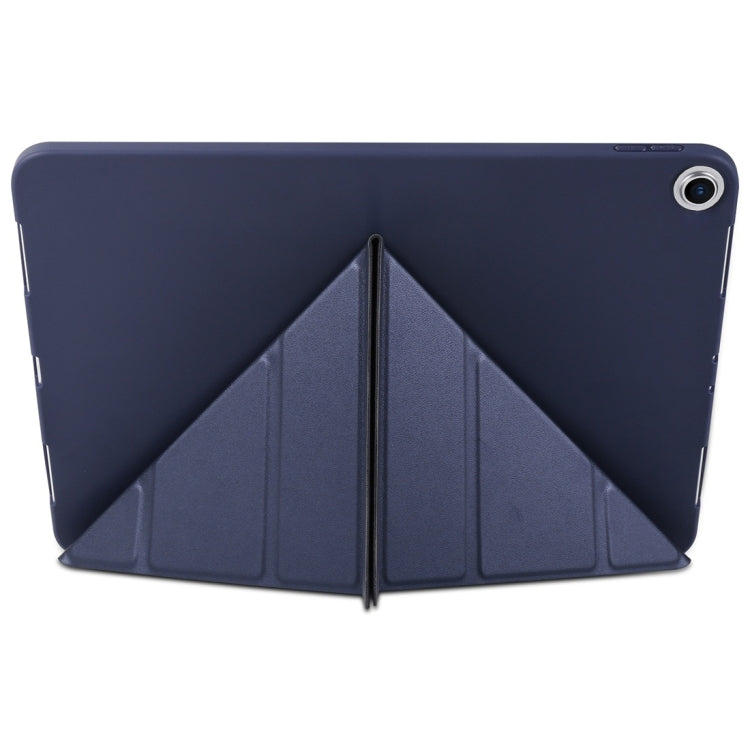 Millet Texture PU+ Silica Gel Full Coverage Leather Case for iPad Air (2019) / iPad Pro 10.5 inch, with Multi-folding Holder