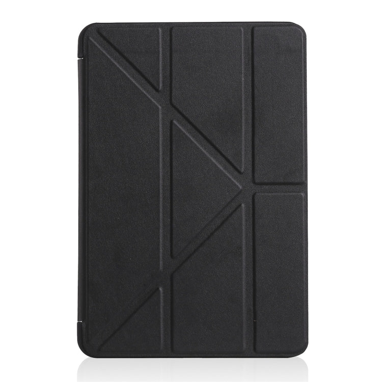 Millet Texture PU+ Silica Gel Full Coverage Leather Case for iPad Mini 2019, with Multi-folding Holder