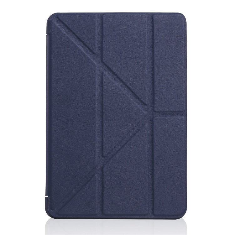 Millet Texture PU+ Silica Gel Full Coverage Leather Case for iPad Mini 2019, with Multi-folding Holder