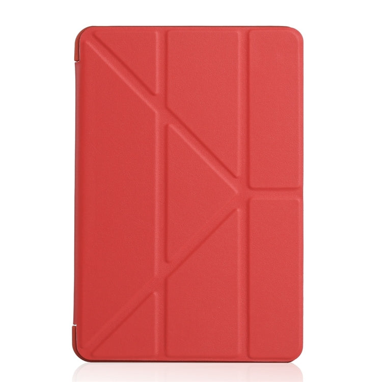 Millet Texture PU+ Silica Gel Full Coverage Leather Case for iPad Mini 2019, with Multi-folding Holder