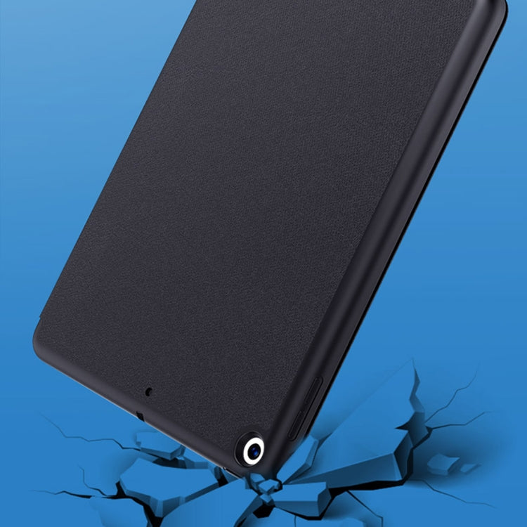 TOTUDESIGN Horizontal Flip Leather Case for iPad Mini (2019), with Holder & Sleep / Wake-up Function & Pen Slot