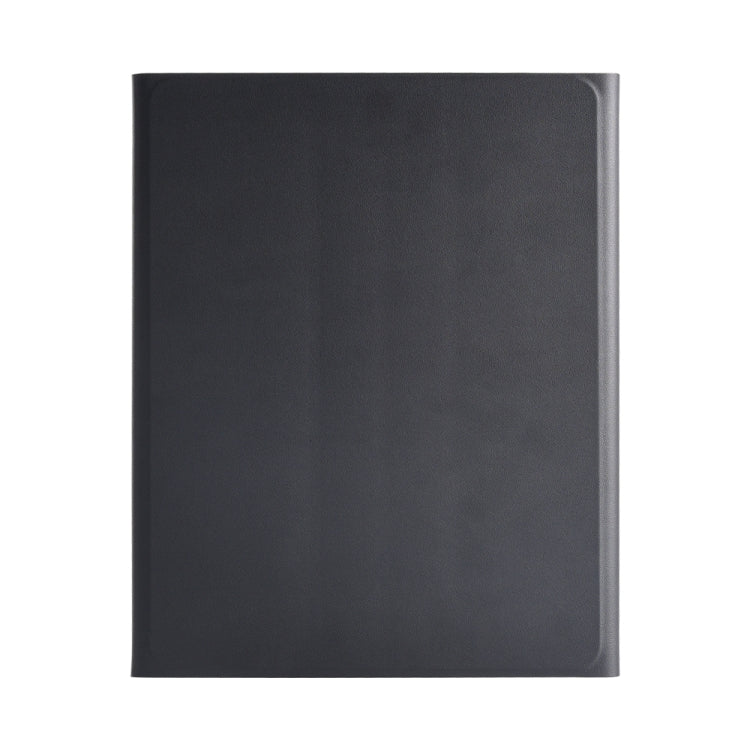 1298B For iPad Pro 12.9 inch ï¼ˆ2018ï¼‰ Lambskin Texture Detachable Plastic Bluetooth Keyboard Leather Tablet Case with Stand & Pen Slot Function(Black)