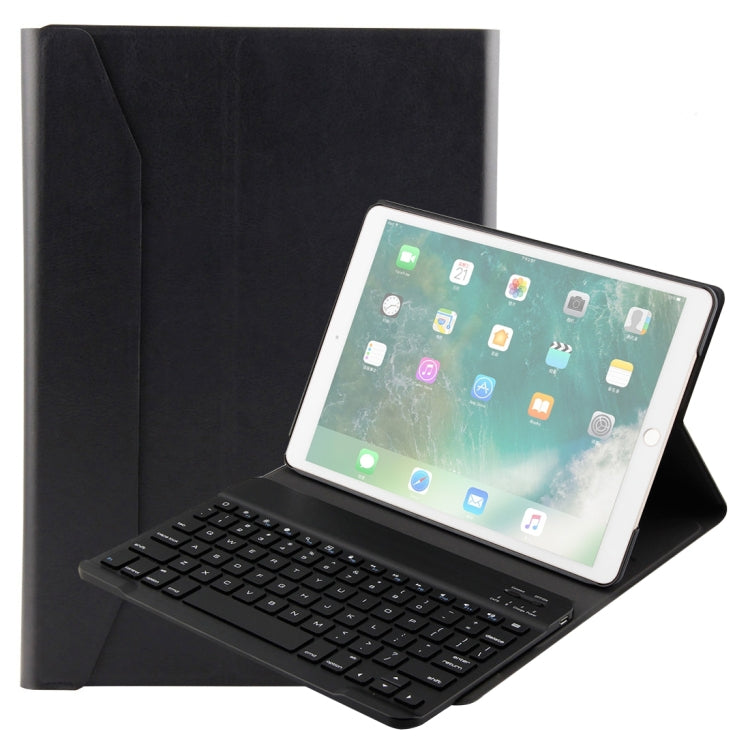 FT-1035 For iPad Pro 10.5 inch & iPad Air 10.5 inch Lambskin Texture Detachable Plastic Bluetooth Keyboard Leather Tablet Case with Stand Function