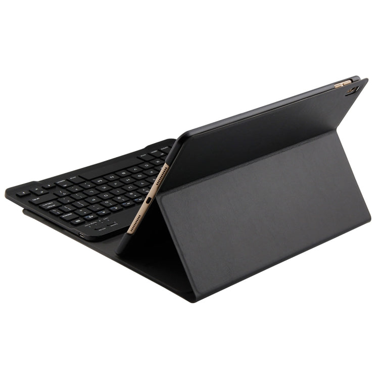 FT-1035 For iPad Pro 10.5 inch & iPad Air 10.5 inch Lambskin Texture Detachable Plastic Bluetooth Keyboard Leather Tablet Case with Stand Function