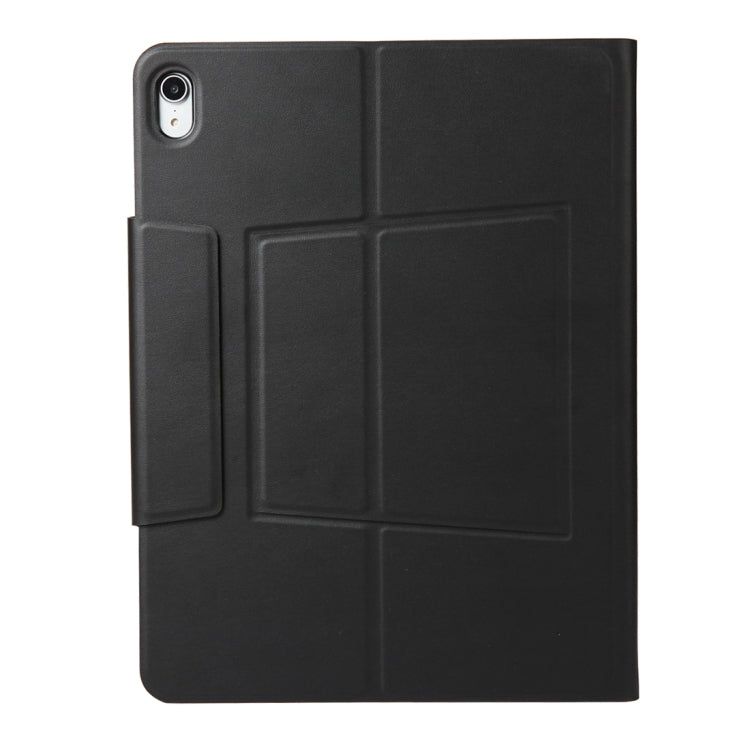 T130 For iPad Pro 12.9 inch ï¼ˆ2018ï¼‰ Ultra-thin One-piece Plastic Bluetooth Keyboard Leather Tablet Case with Stand Function