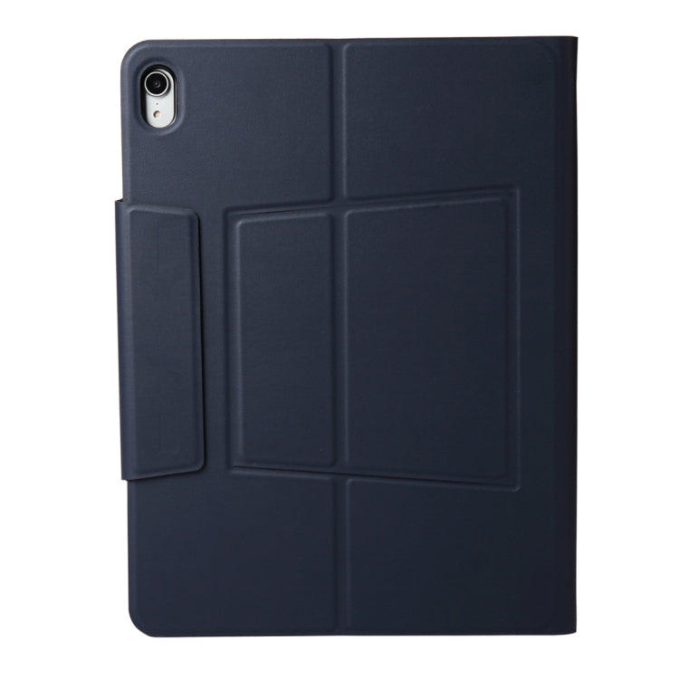 T130 For iPad Pro 12.9 inch ï¼ˆ2018ï¼‰ Ultra-thin One-piece Plastic Bluetooth Keyboard Leather Tablet Case with Stand Function