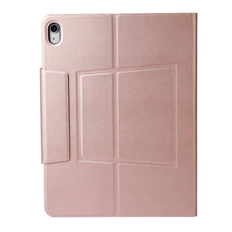 T130 For iPad Pro 12.9 inch ï¼ˆ2018ï¼‰ Ultra-thin One-piece Plastic Bluetooth Keyboard Leather Tablet Case with Stand Function