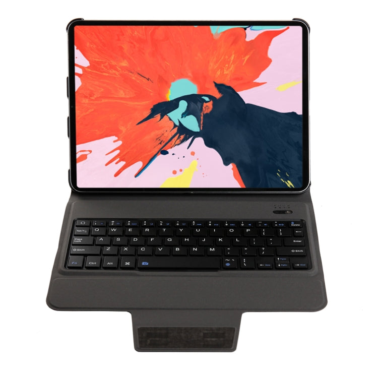 T1011 For iPad Pro 11 inch Ultra-thin One-piece Plastic Bluetooth Keyboard Leather Tablet Case with Stand Function