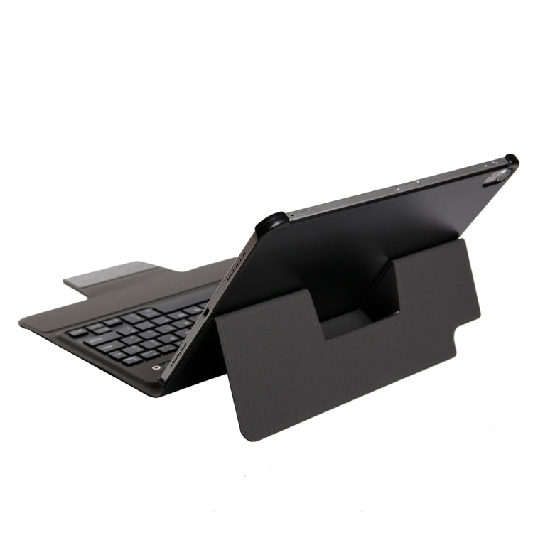 T1011 For iPad Pro 11 inch Ultra-thin One-piece Plastic Bluetooth Keyboard Leather Tablet Case with Stand Function