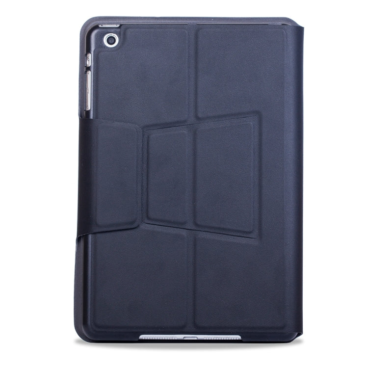 T1079 For iPad mini 3 / 2 / 1 Ultra-thin One-piece Plastic Bluetooth Keyboard Leather Tablet Case with Stand Function