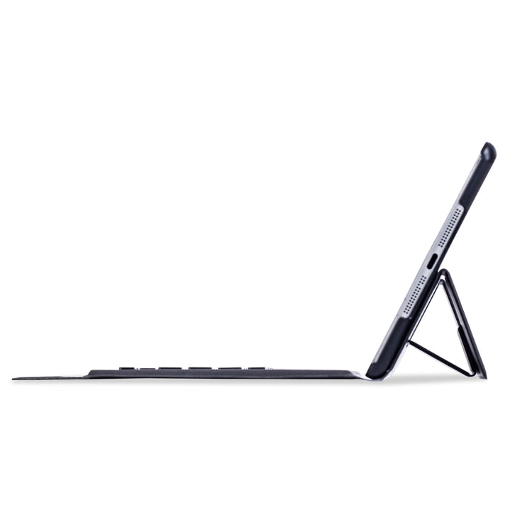 T1079 For iPad mini 3 / 2 / 1 Ultra-thin One-piece Plastic Bluetooth Keyboard Leather Tablet Case with Stand Function