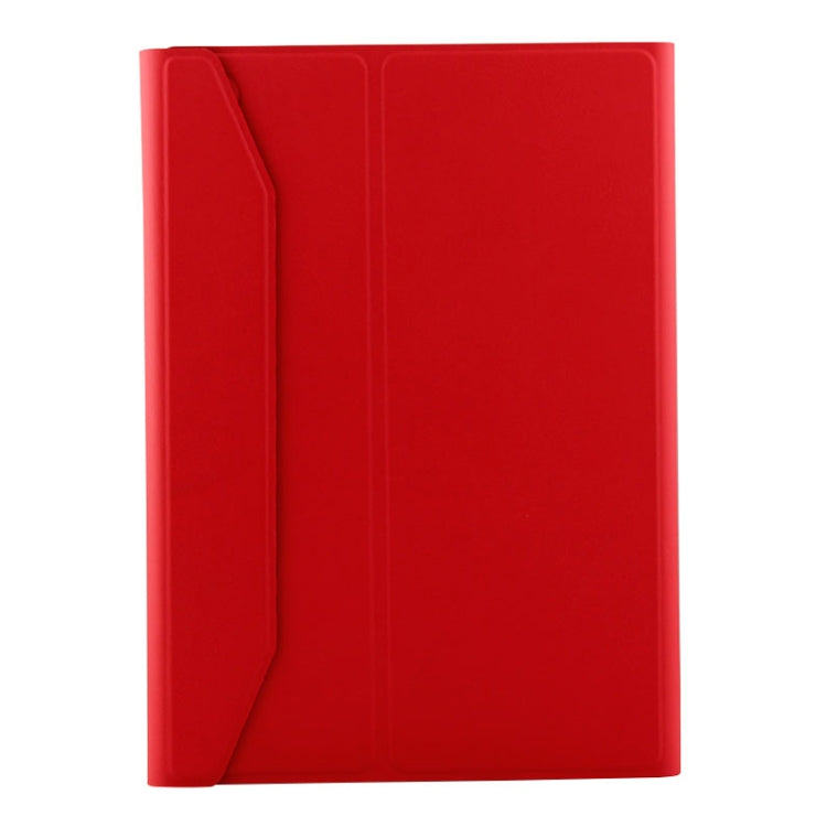 1038D For iPad Air 2 & Air 1 / Pro 9.7 inch & 2017 iPad & 2018 iPad Backlight Version Lambskin Texture Detachable Aluminum Alloy Bluetooth Keyboard Leather Tablet Case with Stand Function