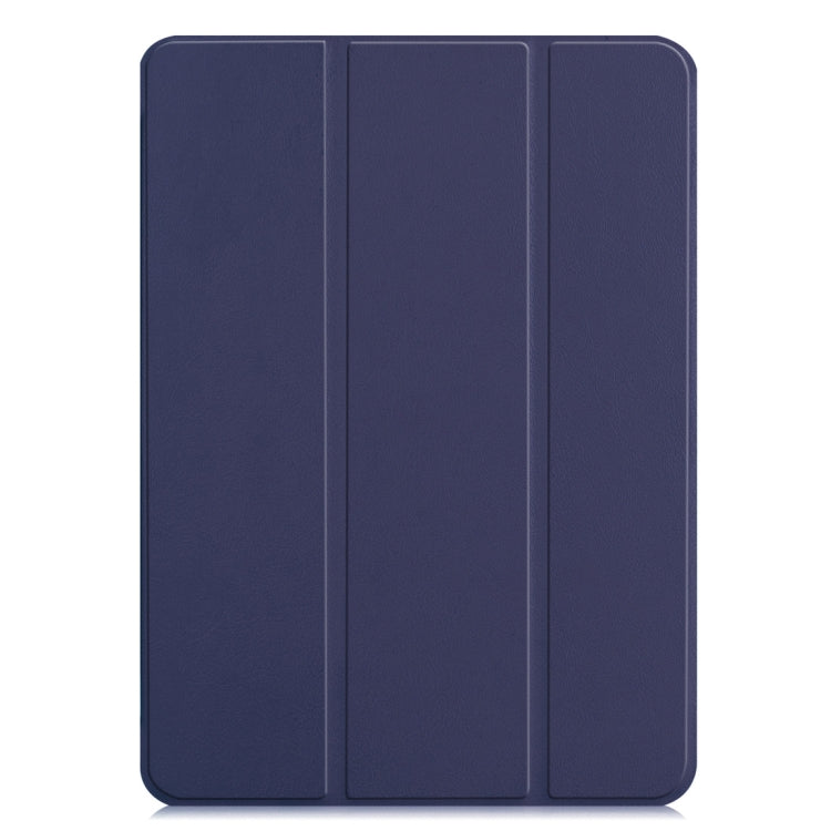 Custer Texture Horizontal Flip PU Leather Case for iPad Pro 11 inch (2018), with Three-folding Holder & Sleep / Wake-up Function