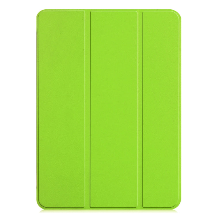 Custer Texture Horizontal Flip PU Leather Case for iPad Pro 11 inch (2018), with Three-folding Holder & Sleep / Wake-up Function