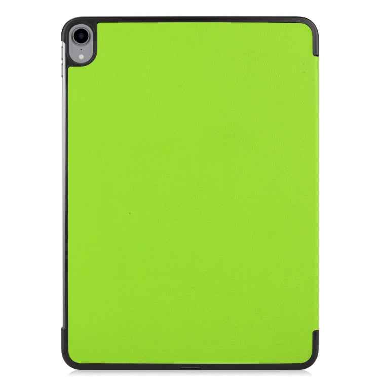 Custer Texture Horizontal Flip PU Leather Case for iPad Pro 11 inch (2018), with Three-folding Holder & Sleep / Wake-up Function