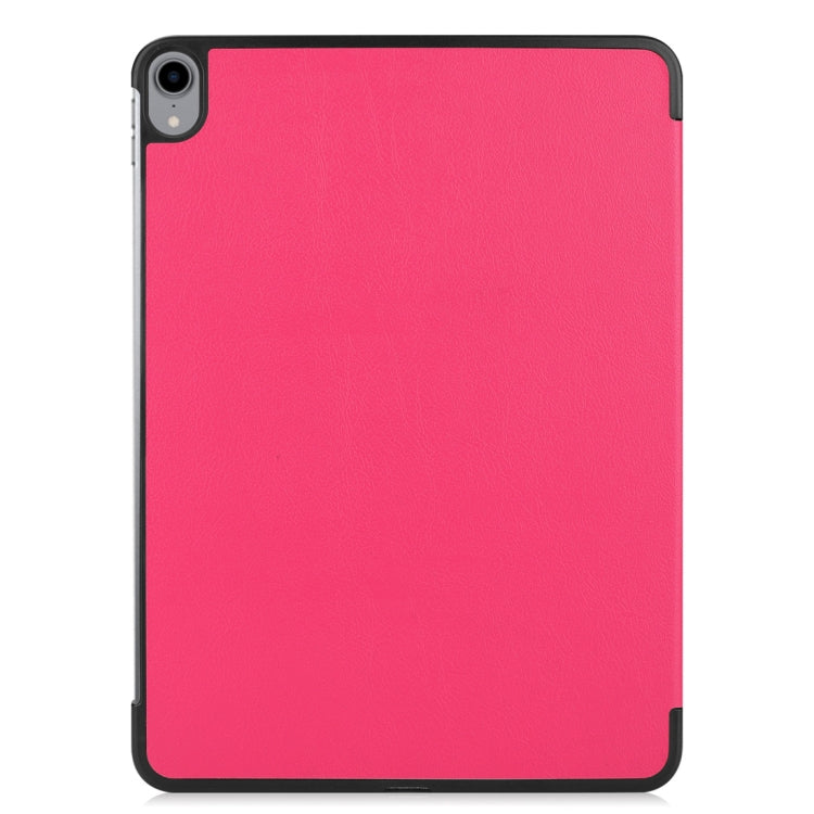 Custer Texture Horizontal Flip PU Leather Case for iPad Pro 11 inch (2018), with Three-folding Holder & Sleep / Wake-up Function