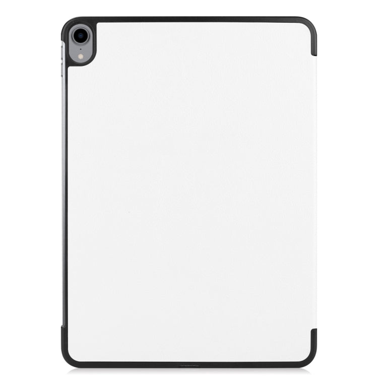 Custer Texture Horizontal Flip PU Leather Case for iPad Pro 11 inch (2018), with Three-folding Holder & Sleep / Wake-up Function