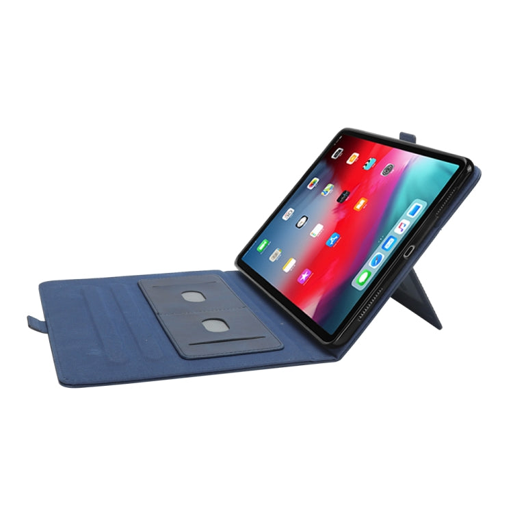 Horizontal Flip Double Holder Leather Case for iPad Pro 11 inch (2018), with Holder & Card Slots & Photo Frame