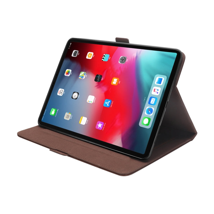 Horizontal Flip Double Holder Leather Case for iPad Pro 11 inch (2018), with Holder & Card Slots & Photo Frame