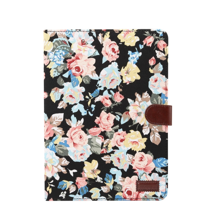 Horizontal Flip Floral Cloth Leather Case for iPad Pro 11 inch (2018), with Holder & Sleep / Wake-up Function & Wallet