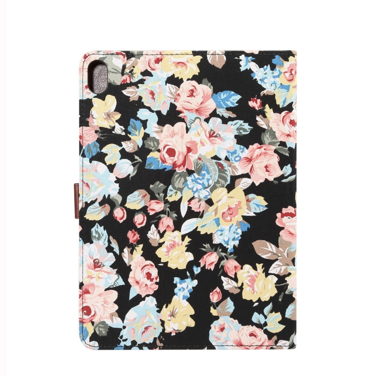 Horizontal Flip Floral Cloth Leather Case for iPad Pro 11 inch (2018), with Holder & Sleep / Wake-up Function & Wallet