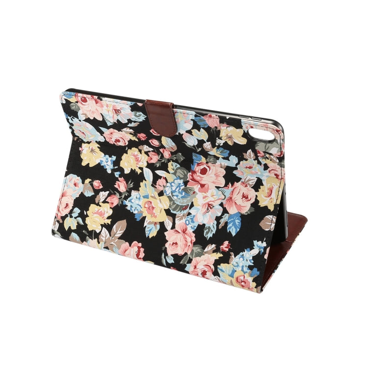 Horizontal Flip Floral Cloth Leather Case for iPad Pro 11 inch (2018), with Holder & Sleep / Wake-up Function & Wallet