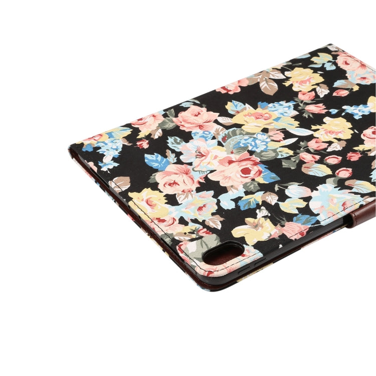 Horizontal Flip Floral Cloth Leather Case for iPad Pro 11 inch (2018), with Holder & Sleep / Wake-up Function & Wallet