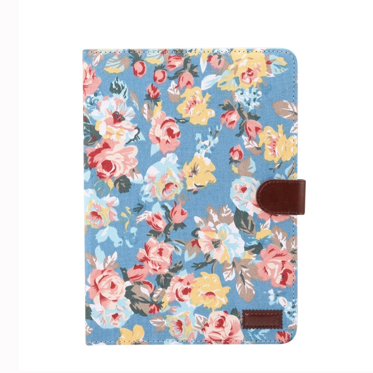 Horizontal Flip Floral Cloth Leather Case for iPad Pro 11 inch (2018), with Holder & Sleep / Wake-up Function & Wallet