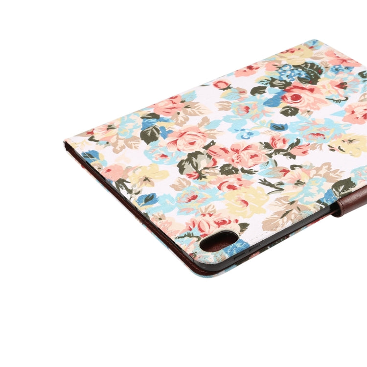 Horizontal Flip Floral Cloth Leather Case for iPad Pro 11 inch (2018), with Holder & Sleep / Wake-up Function & Wallet