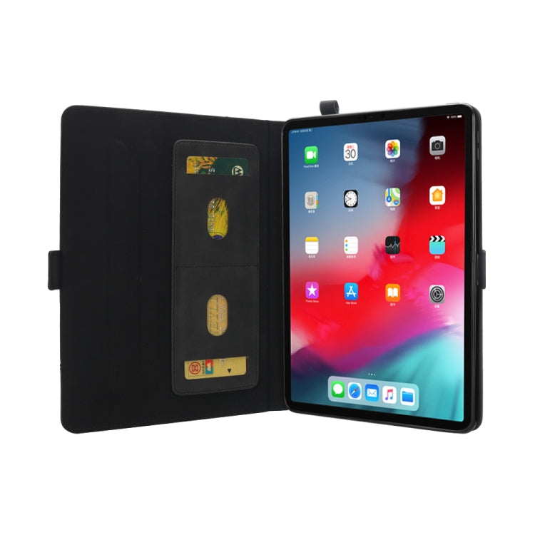 Horizontal Flip Double Holder Leather Case for iPad Pro 12.9 inch (2018), with Holder & Card Slots & Photo Frame
