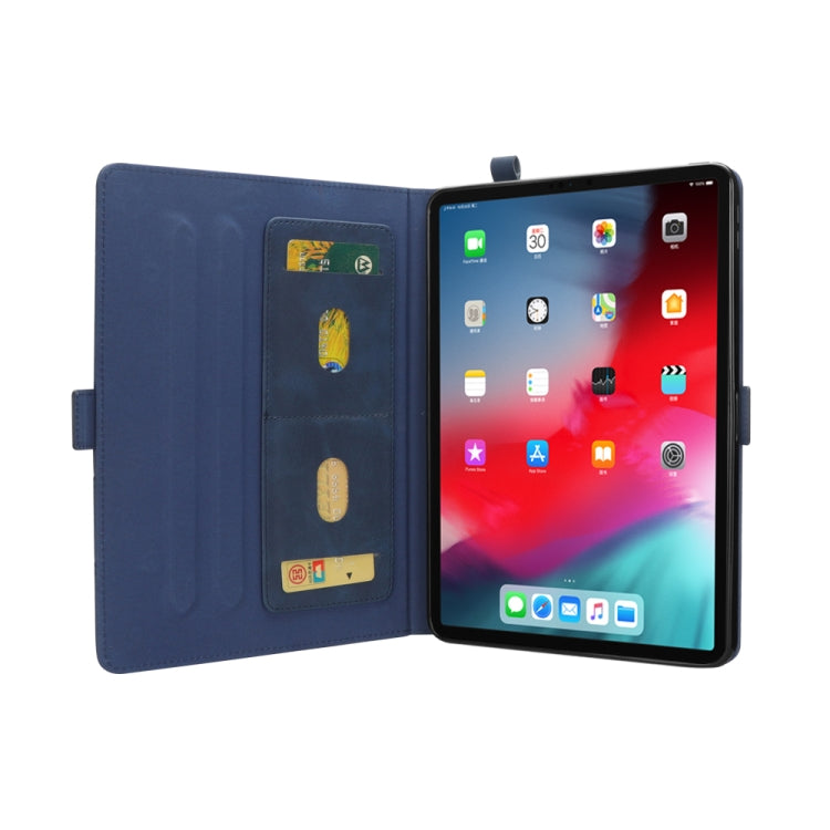 Horizontal Flip Double Holder Leather Case for iPad Pro 12.9 inch (2018), with Holder & Card Slots & Photo Frame