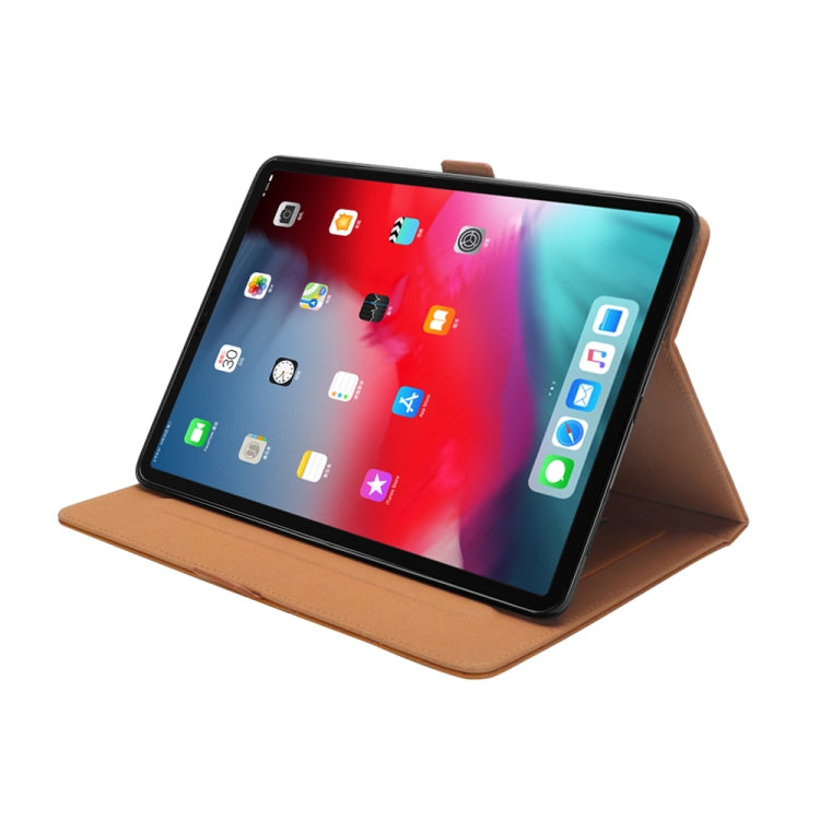 Horizontal Flip Double Holder Leather Case for iPad Pro 12.9 inch (2018), with Holder & Card Slots & Photo Frame