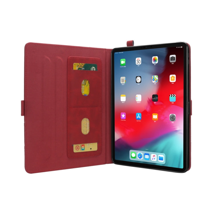 Horizontal Flip Double Holder Leather Case for iPad Pro 12.9 inch (2018), with Holder & Card Slots & Photo Frame
