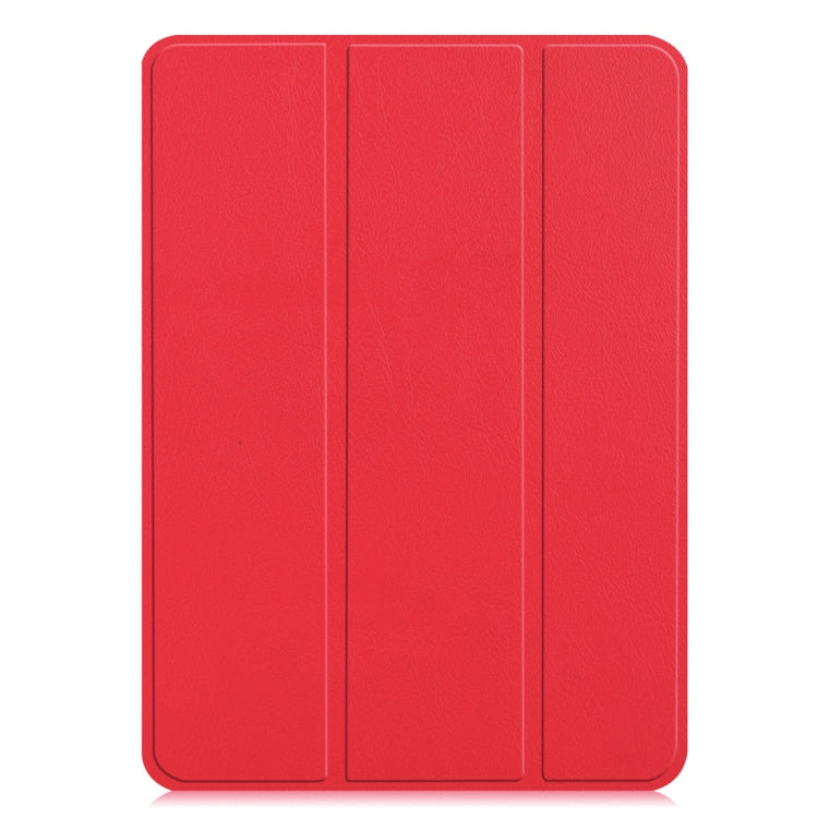 Custer Texture Horizontal Flip PU Leather Case for iPad Pro 12.9 inch (2018), with Three-folding Holder & Sleep / Wake-up Function