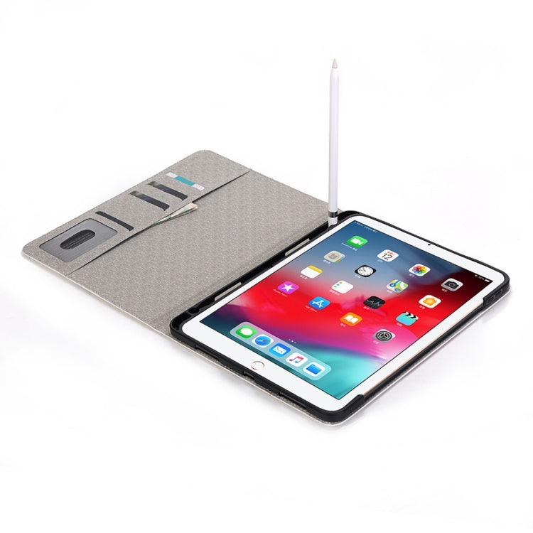 Ship Pattern Horizontal Flip Leather Case for iPad Pro 11 inch (2018),with Card Slots & Holder & Wallet & Photo Frame & Pen slot