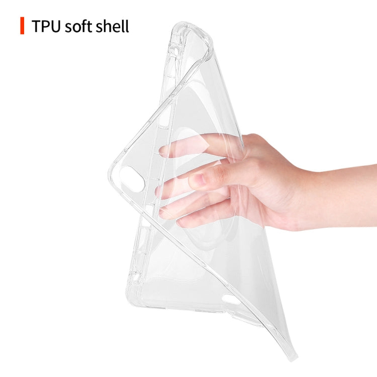 Highly Transparent TPU Soft Protective Case for iPad Pro 12.9 inch (2018), with Pen Slot