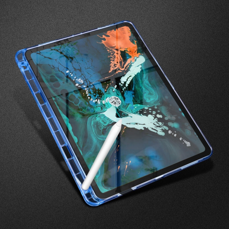 Highly Transparent TPU Soft Protective Case for iPad Pro 12.9 inch (2018), with Pen Slot