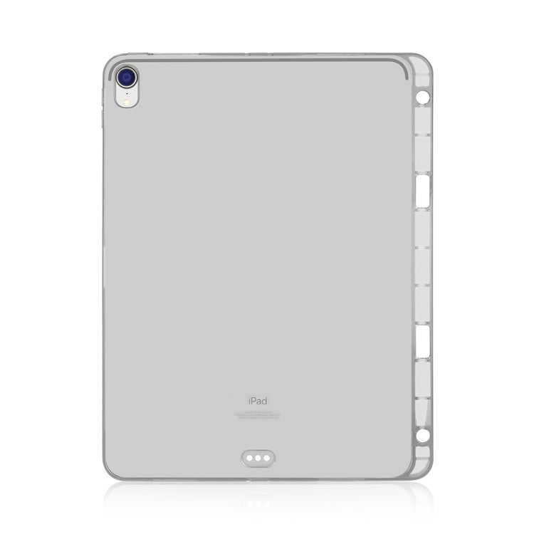 Highly Transparent TPU Soft Protective Case for iPad Pro 12.9 inch (2018), with Pen Slot