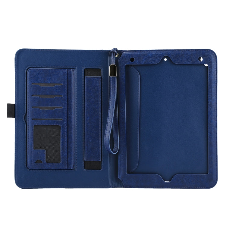 Universal Cowhide Texture Horizontal Flip Leather Case with Wallet & Card Slot & Holder & Lanyard & Sleep / Wake-up, For iPad 9.7 (2018) / iPad 9.7 inch (2017), iPad Air 2, iPad Air